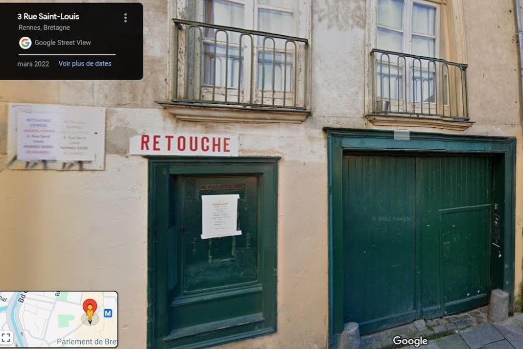 T2 4P Centre Historique-Parking Apartment Rennes Exterior foto
